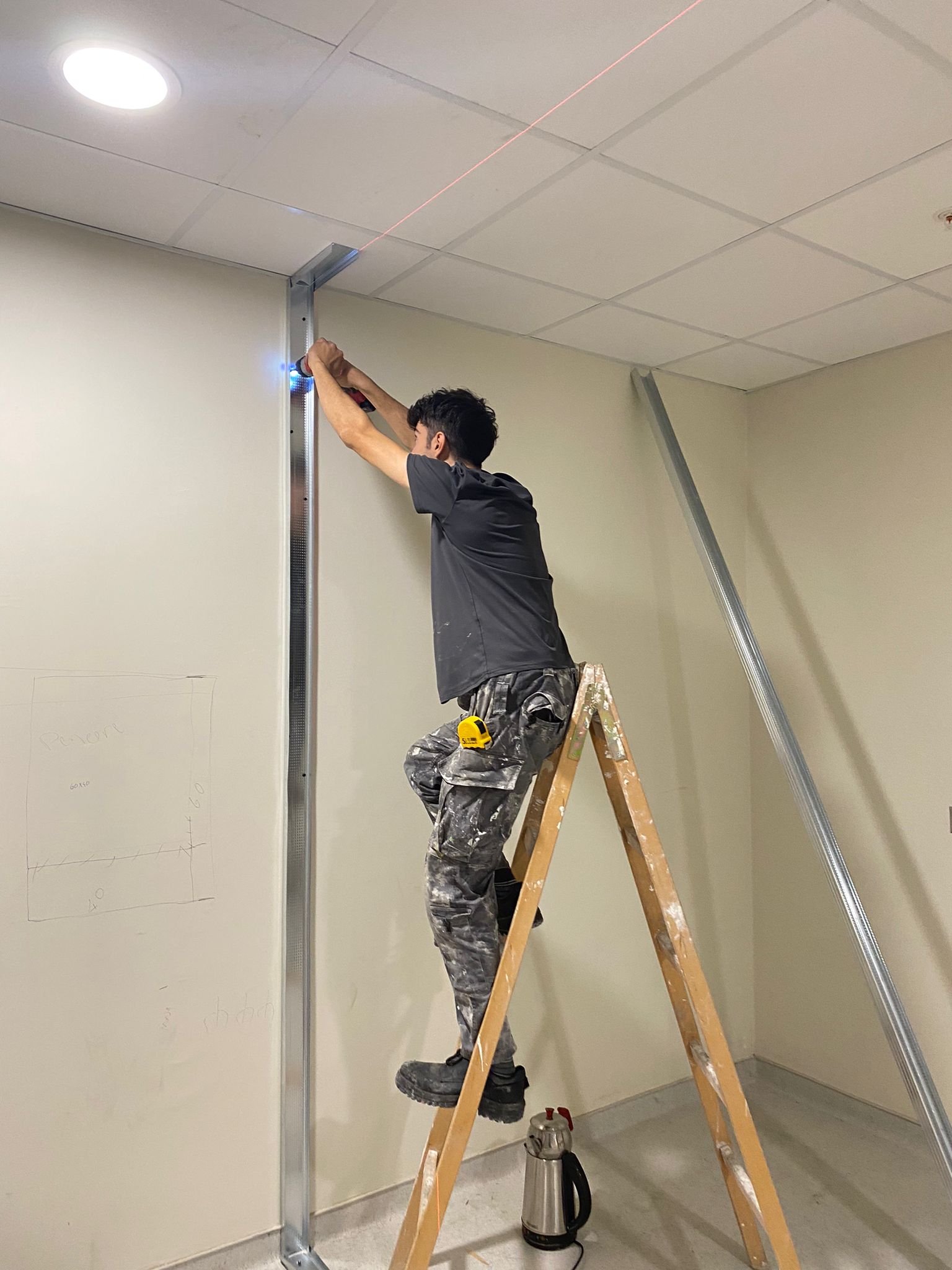 Alçıpan Bölme Duvar Uygulaması